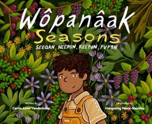 Wôpanâak Seasons: Seeqan, Neepun, Keepun, Pup8n